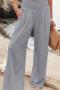 new casual plus-size slight stretch16-color high-waist wide-leg pants_Black_White_Gray