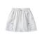 stylish non-stretch 6 colors pocket with lined cargo mini skirt(size run small)_Black_White