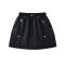 stylish non-stretch 6 colors pocket with lined cargo mini skirt(size run small)_Black