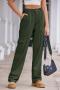 casual plus size non-stretch solid color 6-colors mid waist jeans_Black_Gray_Pink_Dark Green