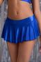 sexy slight stretch low-waist solid color mini skirt(size run small)_Black_White_Pink_Red_Light Green_Blue