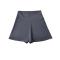 stylish slight stretch 5 colors with lined mini skirt(size run small)_Black_Dark Gray