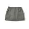 sexy non-stretch high-waist solid color mini skirt(size run small)_Black_Gray