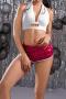 sexy slight stretch 7 colors sequins low waist shorts (only shorts)_Black_Red_Magenta