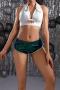 sexy slight stretch 7 colors sequins low waist shorts (only shorts)_Black_Red_Magenta_Dark Green