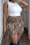 sexy high stretch mesh 4 colors tassel all-match mini skirt_Black_Pink_Dark Blue_Khaki