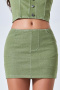 sport plus size stretch tight with lined denim yoga mini skirt size run small_Black_Dark Gray_Pink_Green