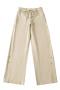 casual non-stretch 3 colors wide-leg all-match cargo pants(size run small)_Black_Beige