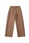 casual slight stretch 4 colors drawstring pocket sweatpants(size run small)_Black_White_Gray_Brown