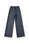 casual slight stretch 4 colors wide-leg straight sweatpants(size run small)_Black_Gray_Dark Gray