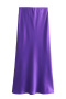 casual non stretch satin pure color high waist skirts_Black_White_Dark Gray_Pink_Red_Rose Red_Magenta_Green_Forest Green_Dark Green_Sky Blue_Haze Blue_Dark Blue_Purple