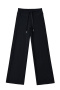 stylish slight stretch 5 colors high waist drawstring sweatpants(size run small)_Black