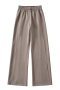 casual slight stretch 5 colors high waist straight pants(size run small)_Black_Dark Gray_Beige_Khaki