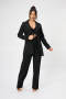 high quality stylish non-stretch 11 colors straight suit pants(only pants)_Black
