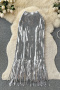 exquisite slight stretch glitter sequin tassel all-match midi skirt_Black_Silver