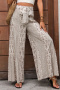 stylish ethnic style non-stretch floral printing wide-leg tie-waist pants_Black_Beige
