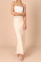 new slight stretch patchwork lace & satin high-waist maxi skirts_Black_Rose Red_Beige