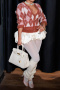 stylish slight stretch 5-colors satin pleated mini skirt (only skirt)_Black_Pink_Red_Beige