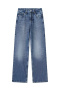 casual non-stretch denim 6 colors high-waist jeans_Black_Gray_Sky Blue_Haze Blue_Blue_Sea Blue