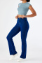 casual high stretch solid color high waist hip lift slim jeans size run small_Black_Sky Blue_Blue_Dark Blue