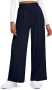 stylish plus size slight stretch 7 colors high waist pocket trousers_Black_Gray_Pink_Dark Green_Blue_Dark Blue