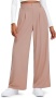 stylish plus size slight stretch 7 colors high waist pocket trousers_Black_Gray_Pink