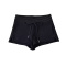 casual slight stretch 11 colors drawstring high-waist shorts(size run small)_Black