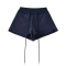 casual slight stretch 11 colors drawstring high-waist shorts(size run small)_Black_White_Gray_Dark Gray_Pink_Rose Red_Yellow_Orange_Sky Blue_Dark Blue