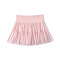 casual stretch 6-colors pleated mesh mini skirt with lining size run small_Black_Pink