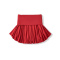 casual stretch 8-colors pleated high waist mini skirt with lining size run small_Black_White_Gray_Light Pink_Red