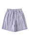 casual slight stretch 4-colors high waist drawstring shorts size run small_Black_Pink_Light Purple