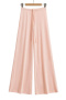 casual slight stretch drawstring high waist wide-leg pants size run small_Black_Gray_Dark Gray_Pink