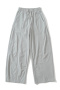 casual non-stretch 10-colors solid color drawstring loose pants size run small_Black_White_Gray