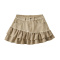 casual slight stretch denim 3colors high-waist pocket mini skirt(size run small)_Black_Gray_Khaki
