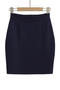 casual slight stretch high-waist slit mini skirt(size run small)_Black_Dark Gray_Dark Blue