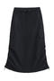 casual non-stretch high-waist solid color midi skirt(size run small)_Black_Dark Green_Dark Blue
