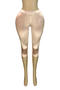 casual plus size slight stretch 6 colors solid color slim satin cropped pants_Black_White_Pink_Yellow_Green_Champagne