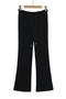 casual slight stretch 4 colors drawstring pants(size run small)_Black