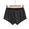 sexy slight stretch stitching leopard high-waist shorts(size run small)_Black