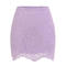 sexy slight stretch 4 colors lace high-waist slim mini skirt(size run small)_Black_Light Purple