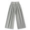 casual slight stretch 5 colors solid color drawstring pants(size run small)_Black_White_Gray