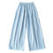 casual non-stretch 9 colors high-waist drawstring loose pants(size run small)_Black_White_Dark Gray_Pink_Yellow_Sky Blue