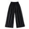 casual non-stretch 9 colors high-waist drawstring loose pants(size run small)_Black