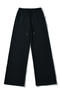 casual non-stretch 6 colors high-waist drawstring pants(size run small)_Black