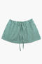 casual non-stretch 6 colors lattice printing drawstring mini skirt_Red_Green