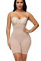 new solid color 5 colors tight seamless one-piece shapewear (without bra)_Black_Beige