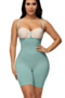 new solid color 5 colors tight seamless one-piece shapewear (without bra)_Black_Beige_Brown_Pink_Green