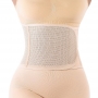 sports fitness abdomen belt four color ajustable velcro body shaping waist trainer_Black_Beige