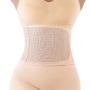 sports fitness abdomen belt four color ajustable velcro body shaping waist trainer_Black_Beige_Pink