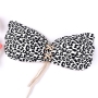 new 3 colors lace-up leopard printing seamless invisible gathered underwear silicone nipple pad_White